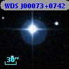 WDS J00073+0742