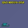 QSO B0019+058