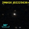 2MASX J02225636+0612503