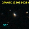 2MASX J22035028+0803007