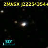 2MASX J22254354+0752169