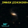 2MASX J22434269+0846369