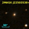 2MASX J22503538+0822381