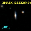2MASX J23232649+1101045