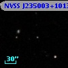 NVSS J235003+101308