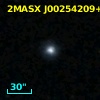 2MASX J00254209+0838102