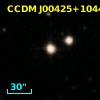 CCDM J00425+1044A