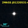 2MASS J01220531+0909486