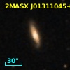 2MASX J01311045+0957025
