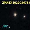 2MASX J02203476+0812247