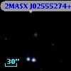 2MASX J02555274+0727293