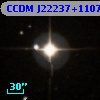 CCDM J22237+1107AB