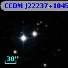 CCDM J22237+1045B