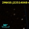 2MASS J22514048+1301539