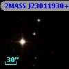 2MASS J23011930+1225179