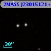 2MASS J23015121+1153320