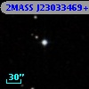 2MASS J23033469+1144300