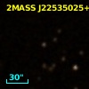 2MASS J22535025+1304536
