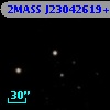 2MASS J23042619+1223378
