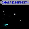 2MASS J23050327+1237428