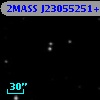 2MASS J23055251+1227074