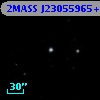 2MASS J23055965+1236361