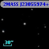 2MASS J23055974+1211003