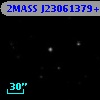 2MASS J23061379+1225299
