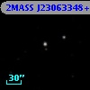 2MASS J23063348+1213313