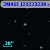 2MASS J23223238+1300318