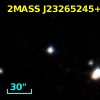 2MASS J23265245+1230218