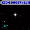 CCDM J00097+1148B