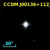 CCDM J00136+1121A