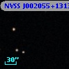 NVSS J002055+131328