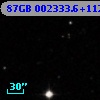 87GB 002333.6+112317