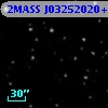 2MASS J03252020+4843208
