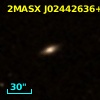 2MASX J02442636+0849564