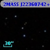 2MASS J22360742+1344377