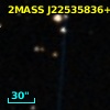 2MASS J22535836+1608270