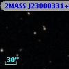 2MASS J23000331+1549015