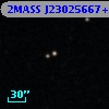 2MASS J23025667+1543433
