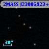 2MASS J23005923+1548524