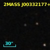 2MASS J00332177+1416262