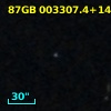 87GB 003307.4+142125