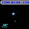 CCDM J01186+1316A