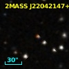 2MASS J22042147+1505517
