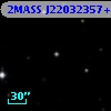 2MASS J22032357+1720027