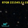 87GB 221545.1+150551