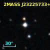 2MASS J23225733+1858436