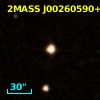 2MASS J00260590+1707410